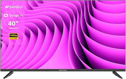PANTALLA SANSUI COLOR NEGRO GOOGLE TV 40" FULL HD, VOICE ASSISTANT SMART TV