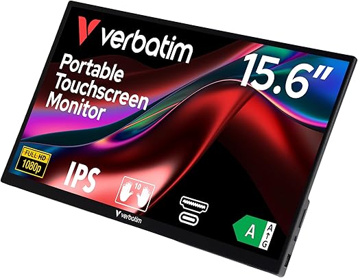 MONITOR PORTATIL VERBATIM TOUCH 15.6