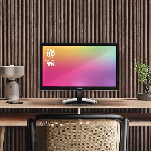 MONITOR ACTECK DE 19.5 PULGADAS COLOR NEGRO