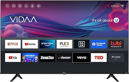 HISENSE PANTALLA  SMART TV LED 43" RESOLUCION 4K UHD COLOR NEGRO