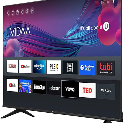 HISENSE PANTALLA  SMART TV LED 43" RESOLUCION 4K UHD COLOR NEGRO