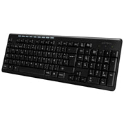 Teclado inalámbrico Acteck negro.