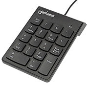 Teclado Manhattan numerico USB negro.