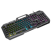 LM-Teclado Gaming Manhattan LED c/pánel álico para celular