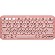 Teclado Logitech Pebble Keys 2 K380S Inalámbrico Bluetooth Rosa (Inglés)
