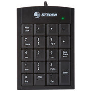 Teclado numerico de usb STEREN 1 pza.